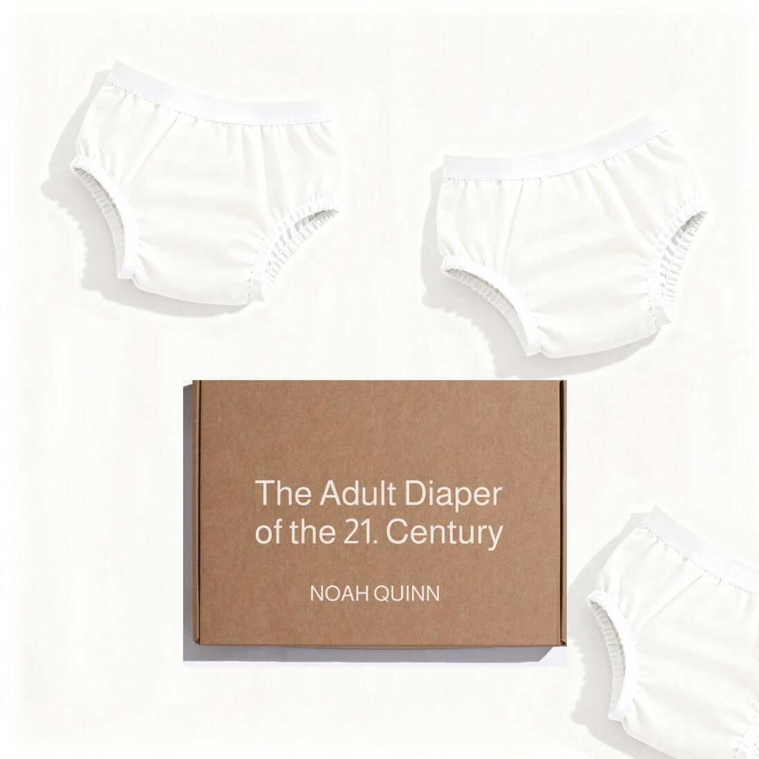 Noah Diaper Sets for Men (White)